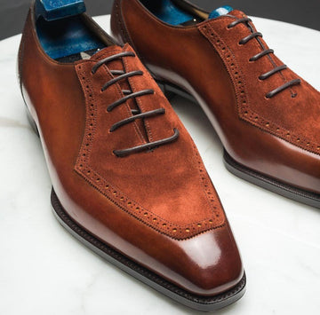 New Handmade Men’s Leather Suede Stylish Shoes, Men Tan Square Toe Casual Shoes